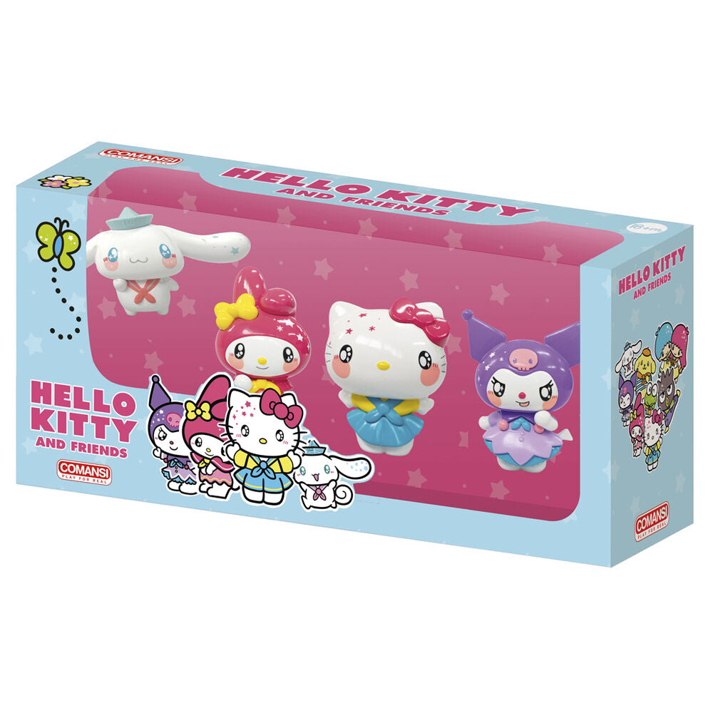 Blister of 4 Hello Kitty Friends figures