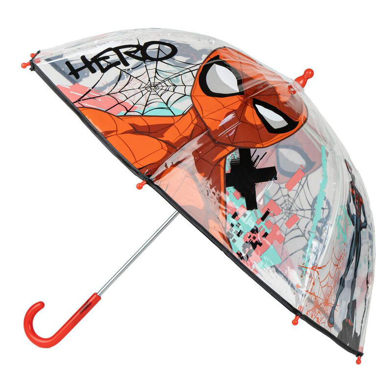 spiderman marvel bubble manual umbrella
