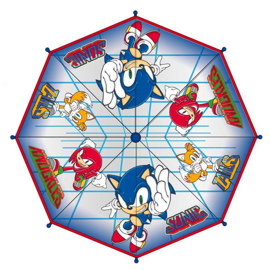 Sonic the Hedgehog Bubble Manual Umbrella