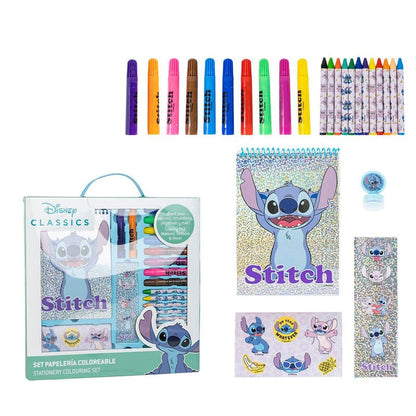 Stitch Disney colorable stationery set