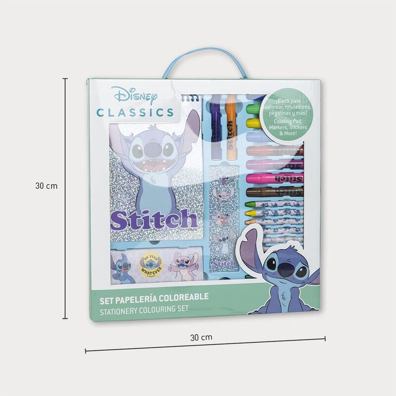 Stitch Disney colorable stationery set