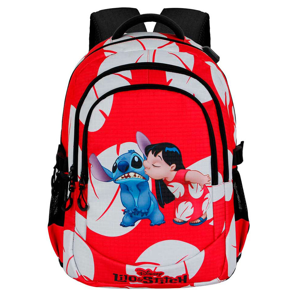 kiss stitch disney backpack 44cm adaptable