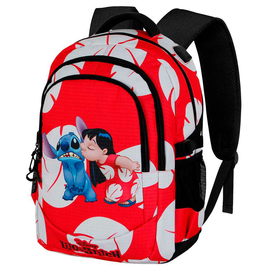 Sac à dos Kiss Stitch Disney 44 cm adaptable