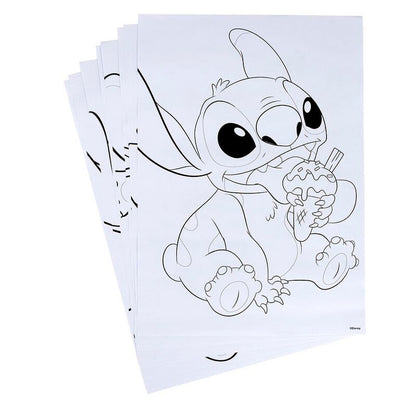 Stitch Disney colorable stationery set