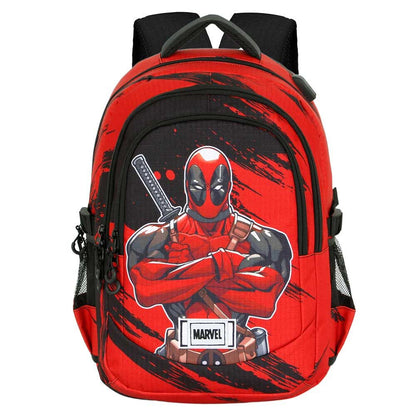 plus bad deadpool marvel backpack 44cm