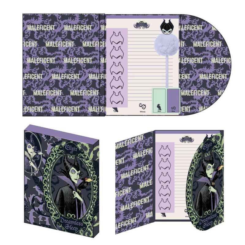 disney villains stationery blister pack