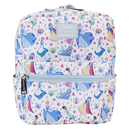 Nylon Backpack Manga Style Disney Princesses Loungefly 24cm