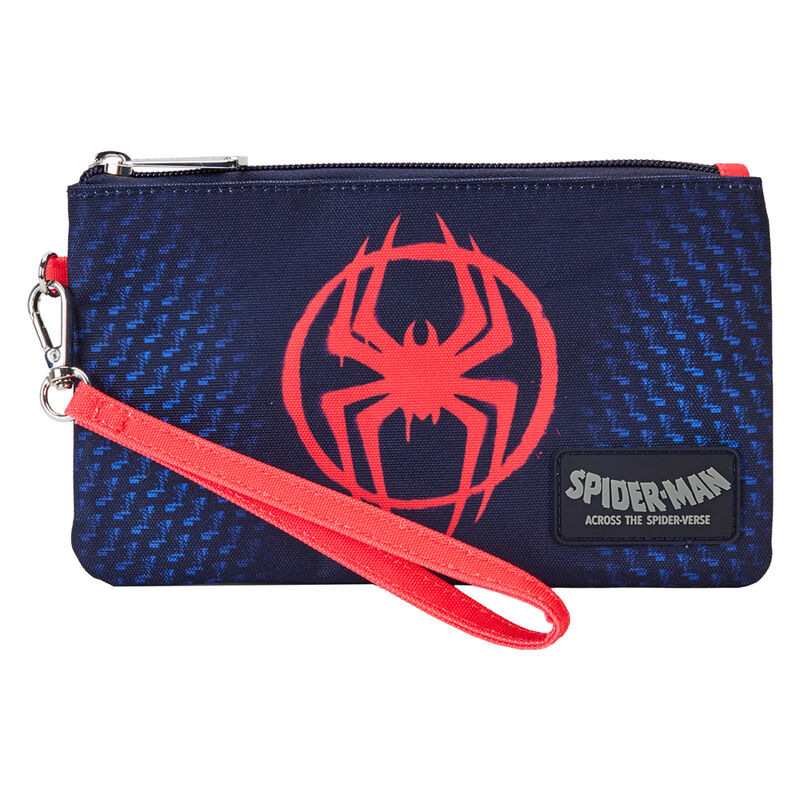 nylon wallet miles morales spider verse suit marvel loungefly