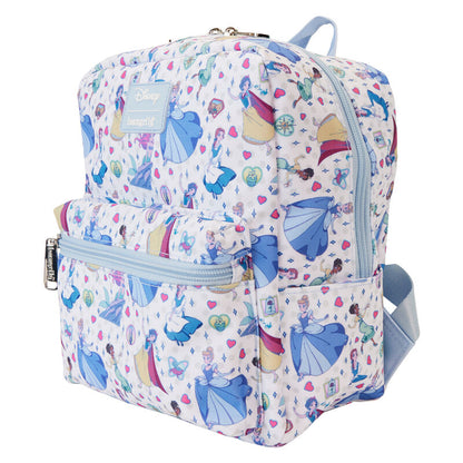 nylon backpack manga style disney princesses loungefly 24cm