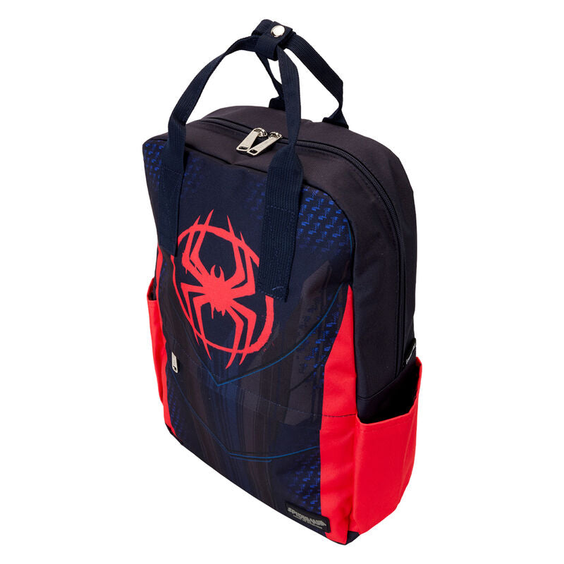 Nylon Backpack Suit Miles Morales Spider Verse Marvel Loungefly 43cm