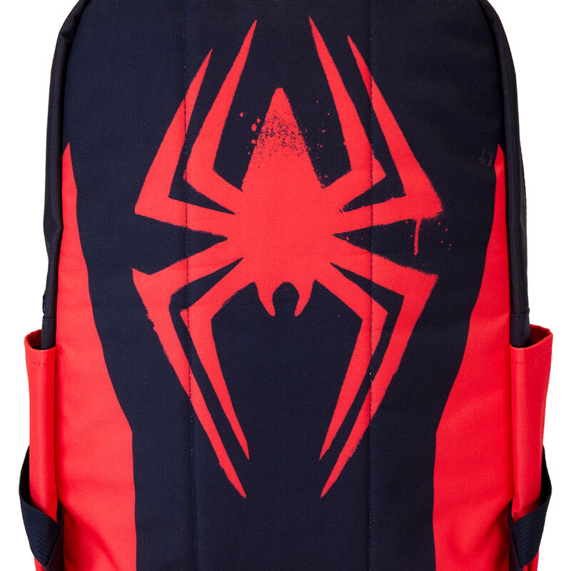 Nylon Backpack Suit Miles Morales Spider Verse Marvel Loungefly 43cm