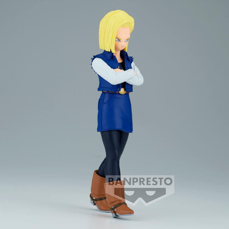 Figure Android 18 Solid Edge Work Dragon Ball Z 17cm