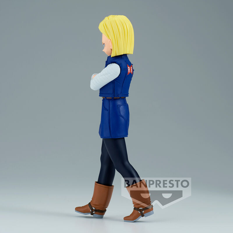 Figure Android 18 Solid Edge Work Dragon Ball Z 17cm
