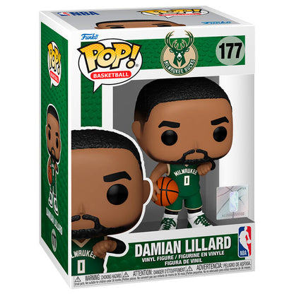 pop figure nba milwukee buck damian lillard
