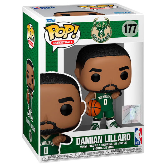 pop figure nba milwukee buck damian lillard
