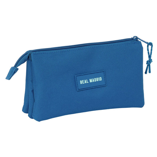 Astuccio triplo blu del Real Madrid