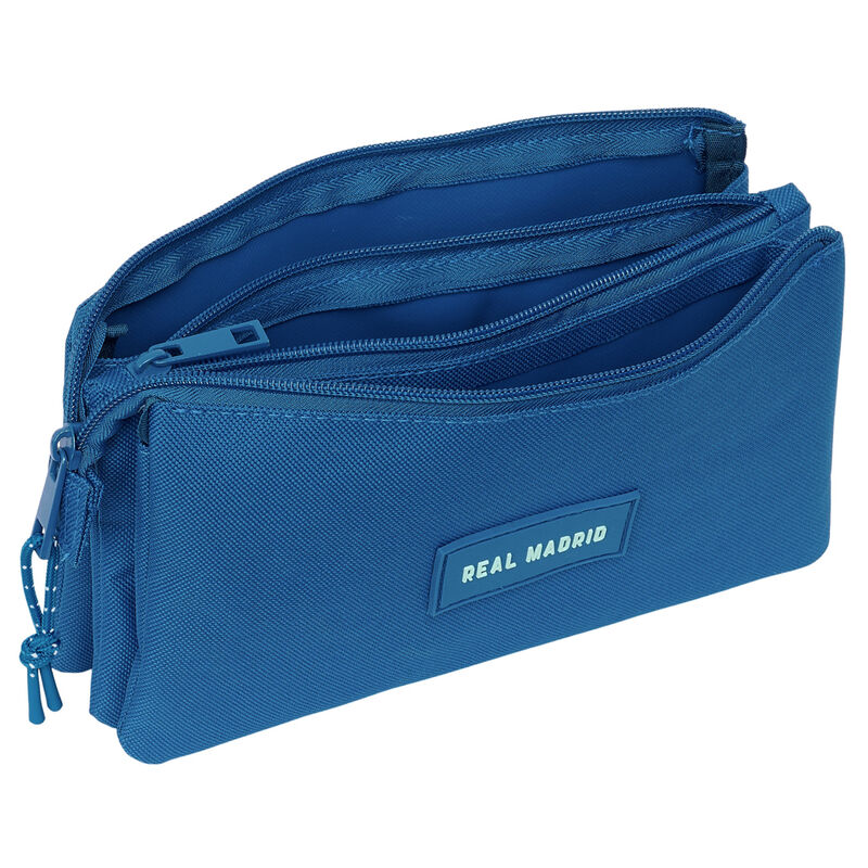 Astuccio triplo blu del Real Madrid