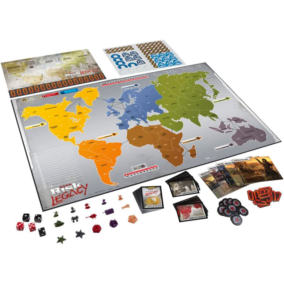 Gra planszowa Legacy Risk (hiszpański)