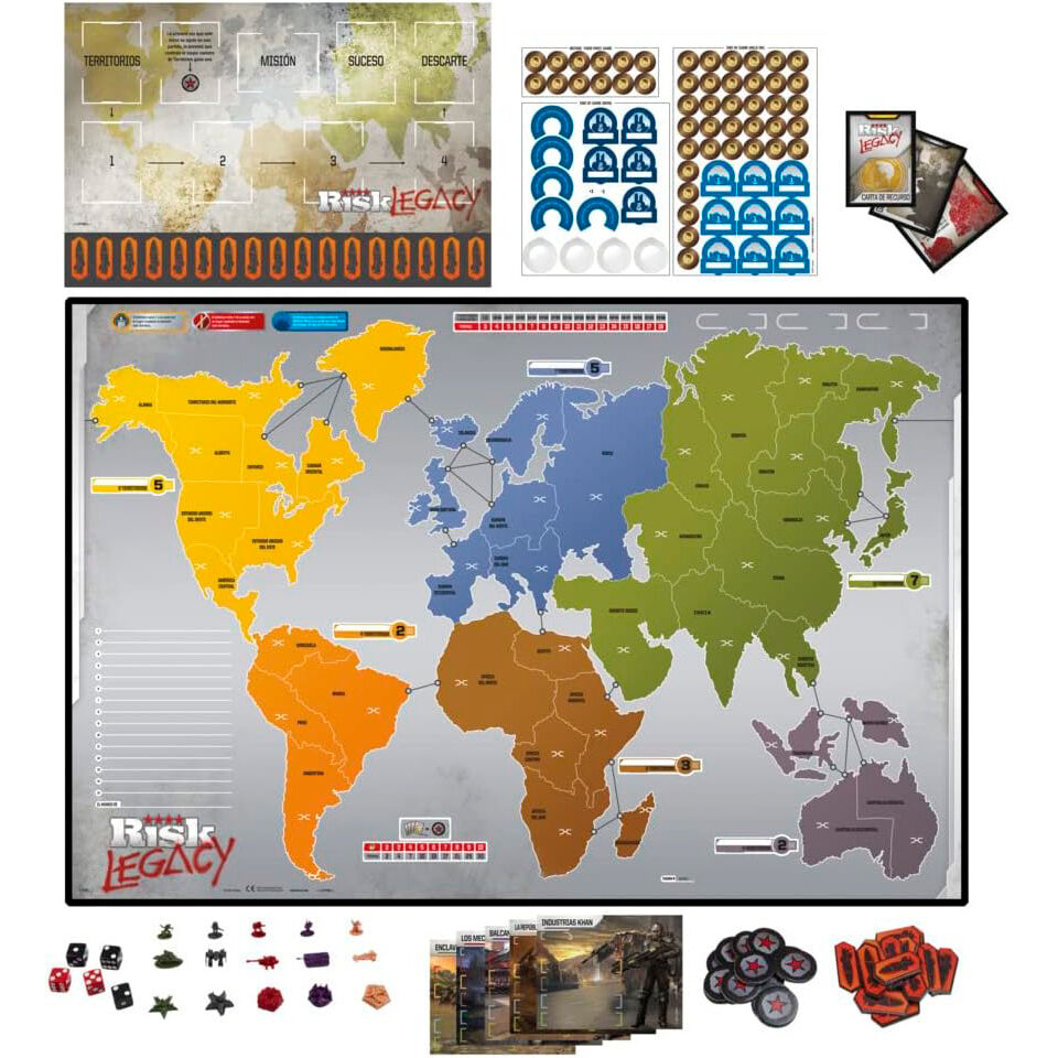 Gra planszowa Legacy Risk (hiszpański)
