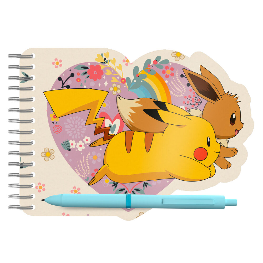 flowers pokemon notebook  pen set