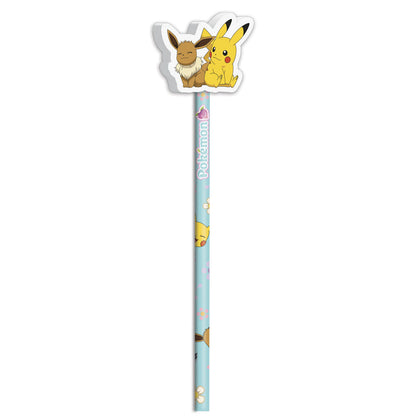 set of 3 flowers pokemon pencils