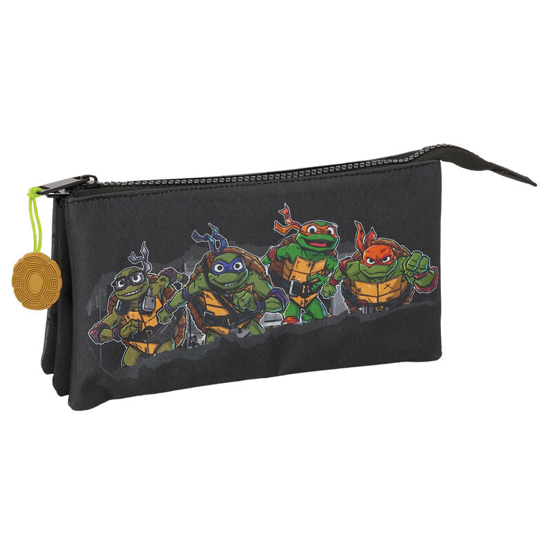 teenage mutant ninja turtles triple pencil case