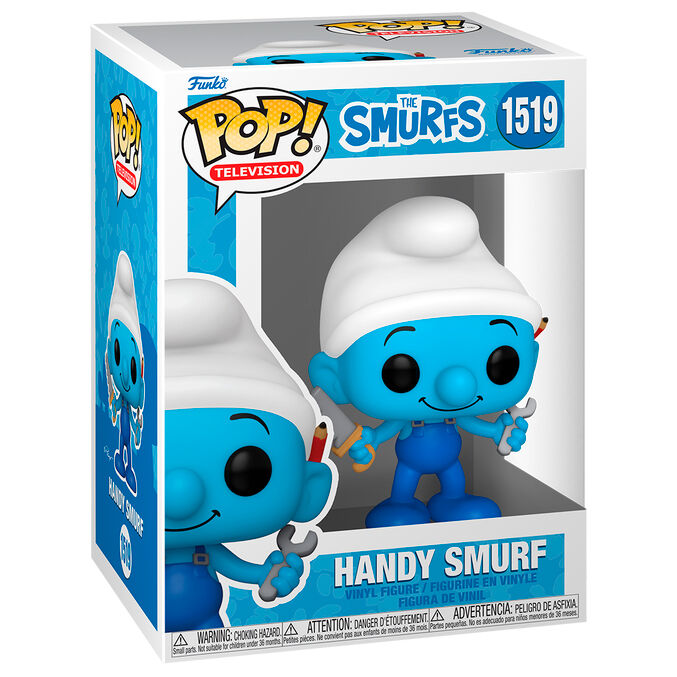 pop figure the smurfs handy smurf