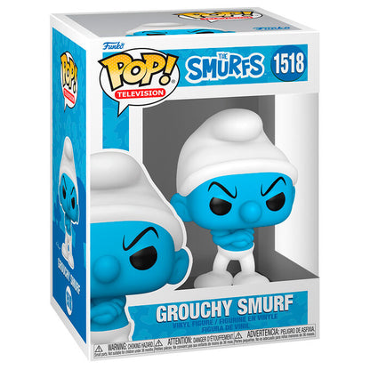 pop figure the smurfs grouchy smurf