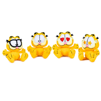 Simpatico peluche di Garfield con emoji 20 cm colori assortiti