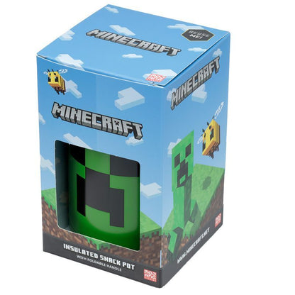 Lancheira térmica portátil Creeper Minecraft de 500ml