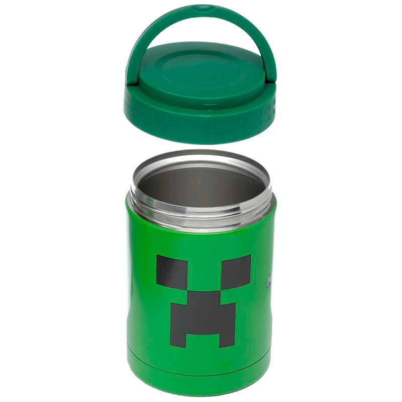 Lancheira térmica portátil Creeper Minecraft de 500ml
