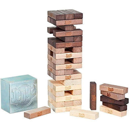 rustic jenga game