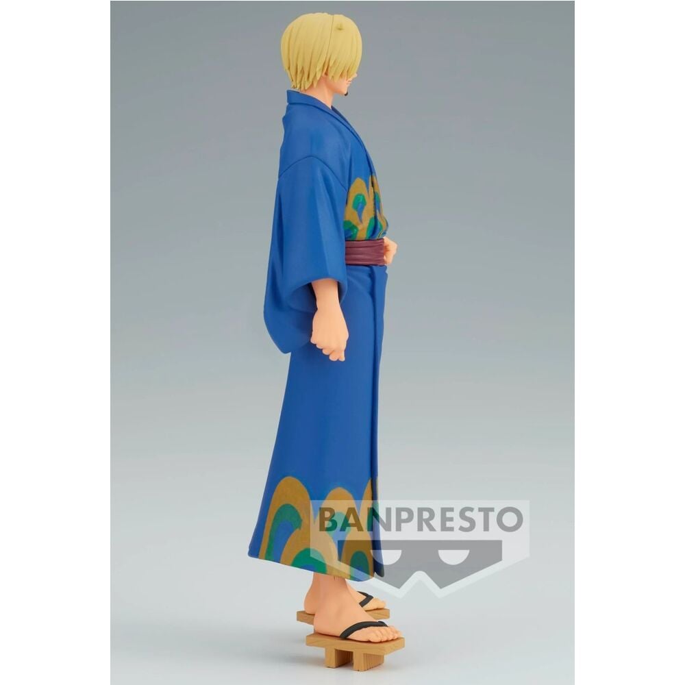 Figura de Sanji Wanokuni con yukata serie Grandline One Piece 17 cm