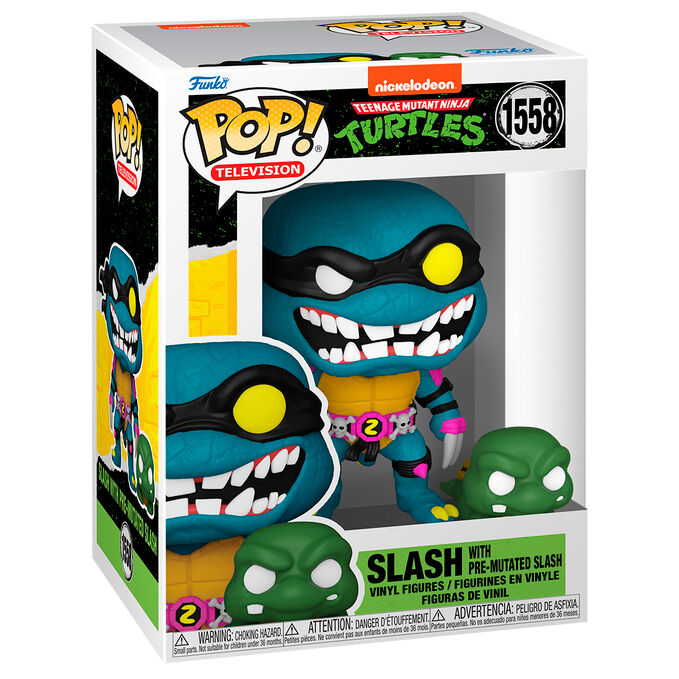 pop figure teenage mutant ninja turtles slash & pre mutated slash