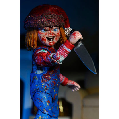 Figura Chucky Ultimate Holiday Chucky de 18 cm