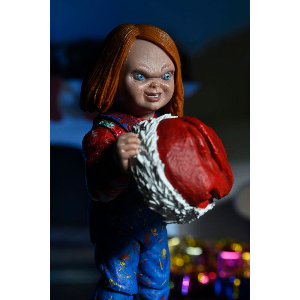 Figura Chucky Ultimate Holiday Chucky de 18 cm