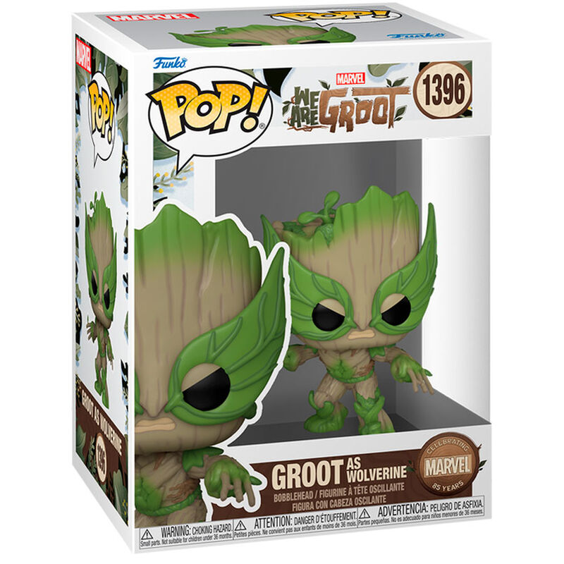 marvel we are groot pop figure  groot as wolverine