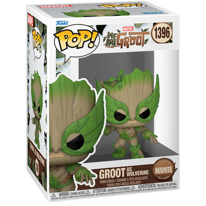 marvel we are groot pop figure  groot as wolverine