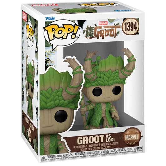 marvel we are groot pop figure  groot as loki
