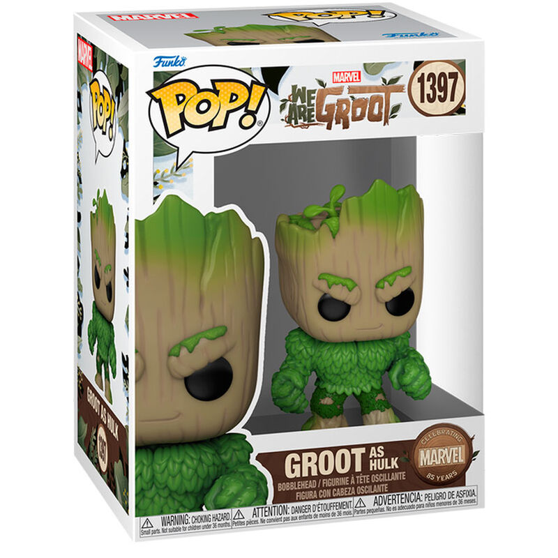 marvel we are groot pop figure  groot as hulk