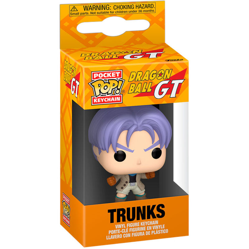 pocket pop dragon ball gt trunks & gill keychain