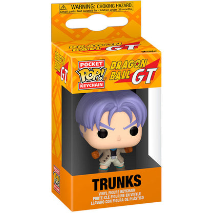 pocket pop dragon ball gt trunks & gill keychain