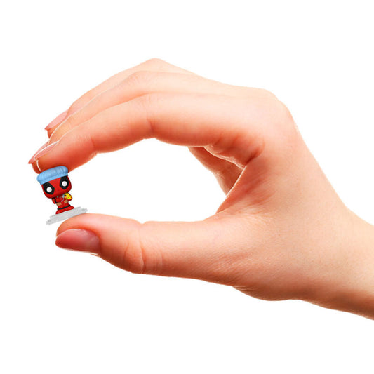 Blisterpackung mit 4 Figuren Bitty POP Marvel Deadpool Badezeit