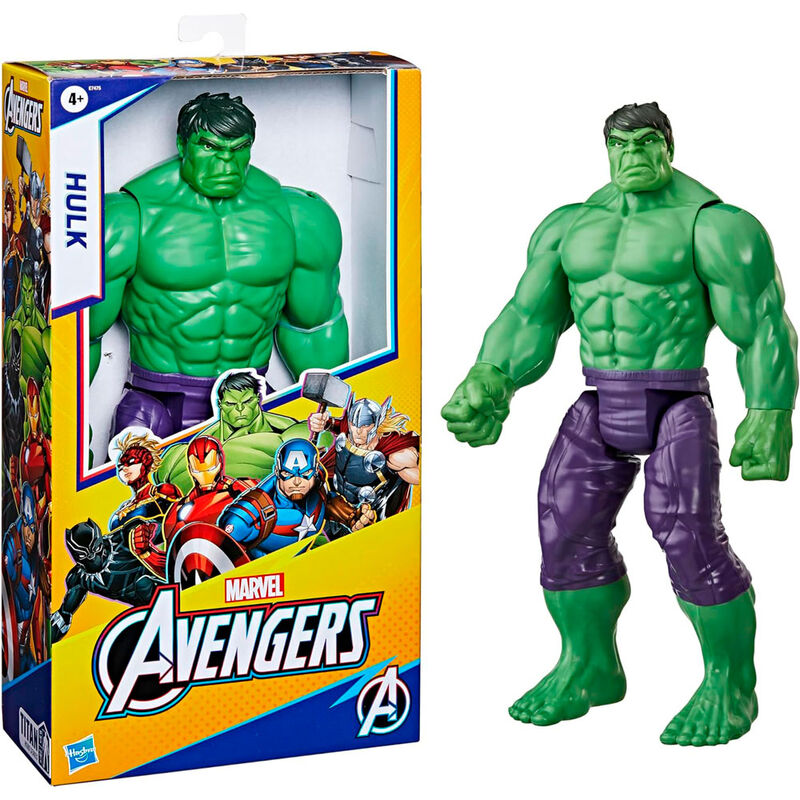 hulk deluxe titan hero figure avengers marvel 30cm