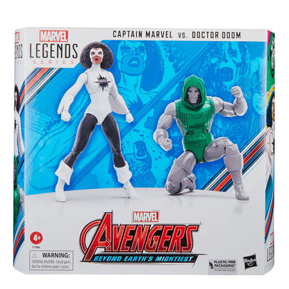 figure captain marvel vs doctor doom beyond earths mightiest los vegadores avengers marvel 15cm