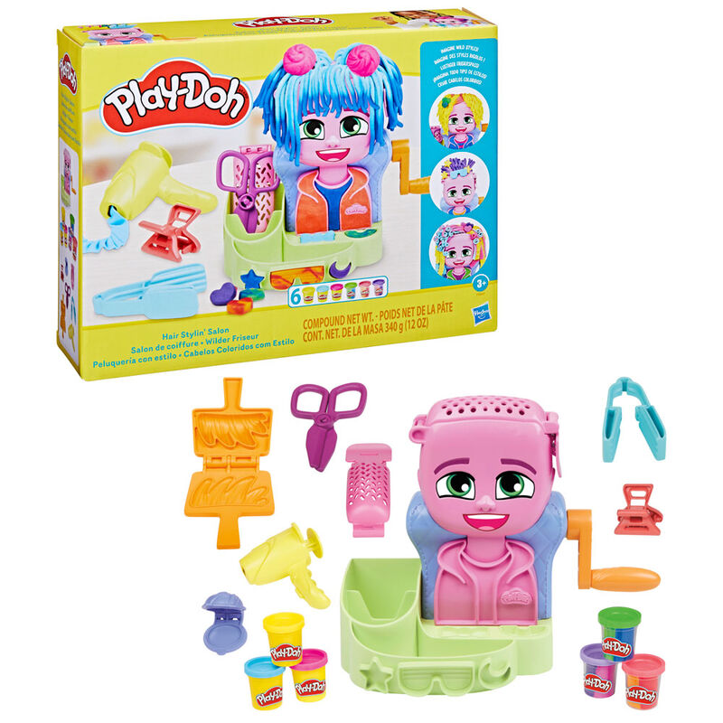 play doh style hair salon