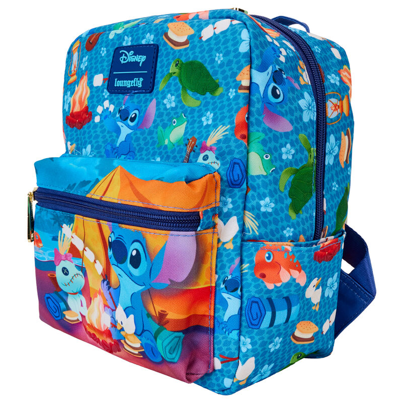 nylon camping backpack cuties stitch disney loungefly 24cm