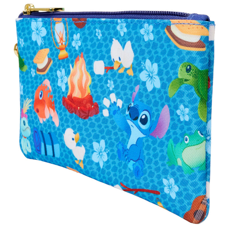 nylon camping cuties stitch disney loungefly wallet