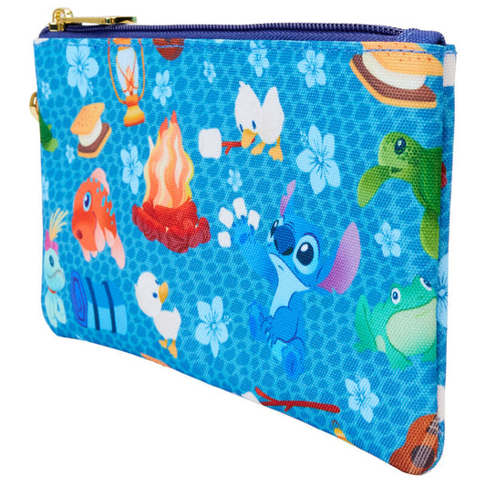 nylon camping cuties stitch disney loungefly wallet