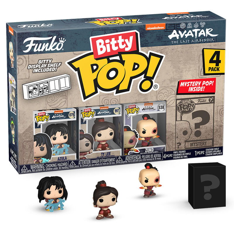 blister 4 figures bitty pop avatar the last airbender azula